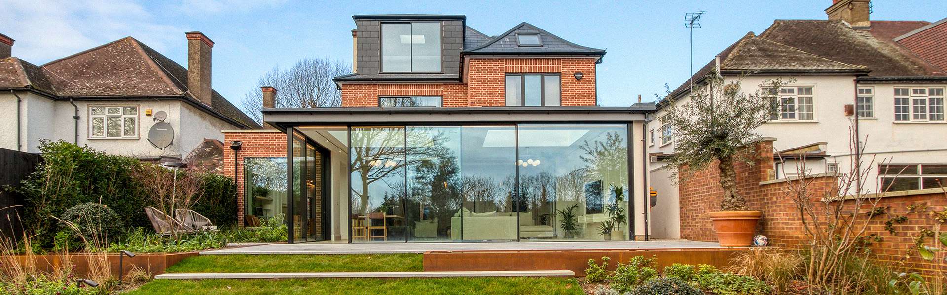 single story rear house extension