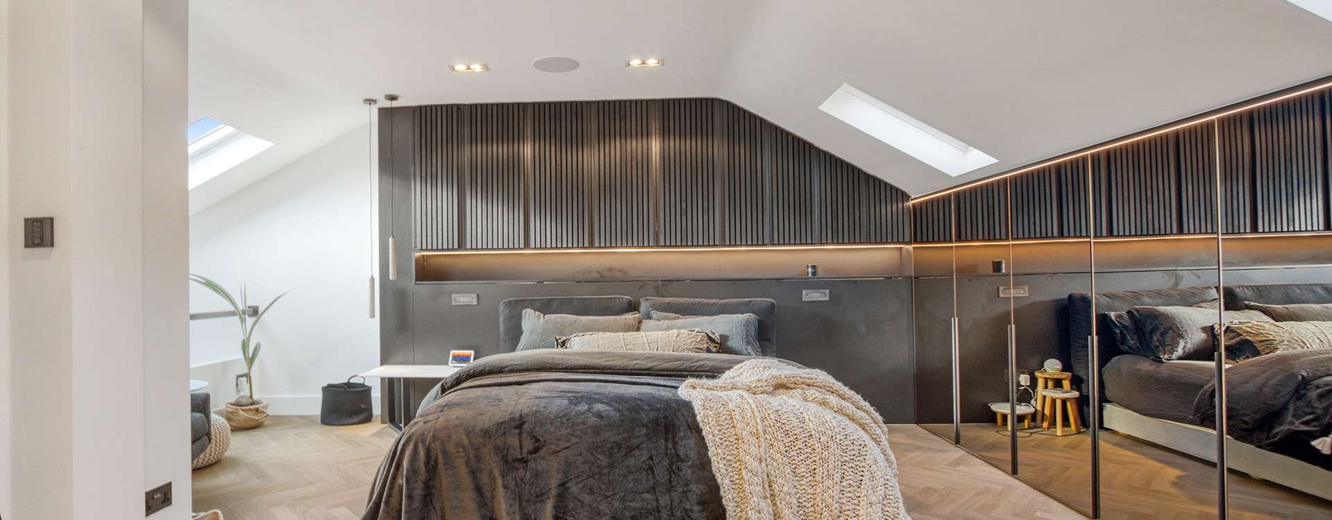 high end bedroom Loft conversion